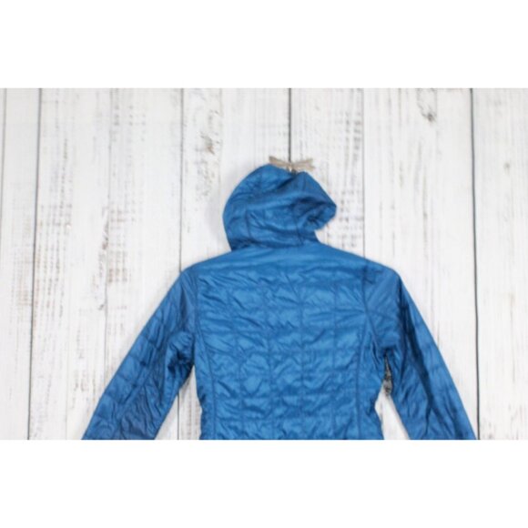 LL Bean PrimaLoft Packaway Hooded Jacket Bright Mariner Size XS - Picture 8 of 10